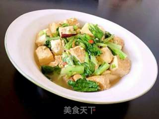 Stewed Tofu with Home-cooked Cabbage recipe