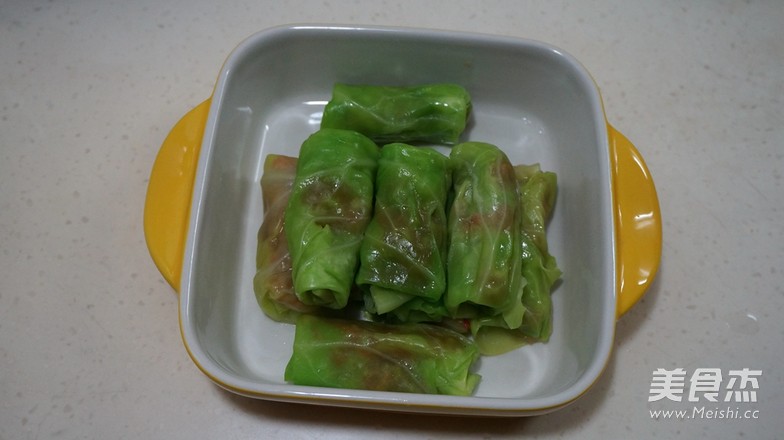 Microwave Version of Emerald Meat Rolls recipe