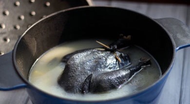 Codonopsis and Angelica Black Chicken Soup recipe