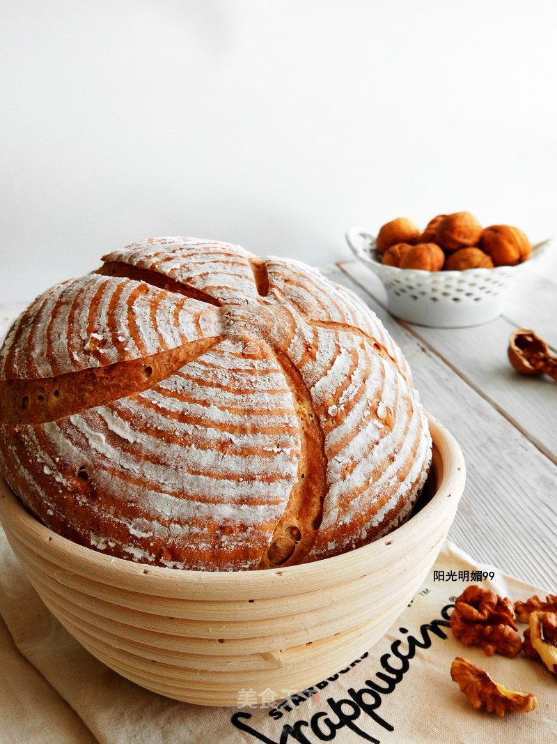 Walnut Soft European Bun recipe