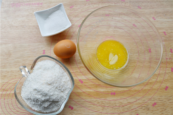 Heart Shaped Coconut Bread recipe