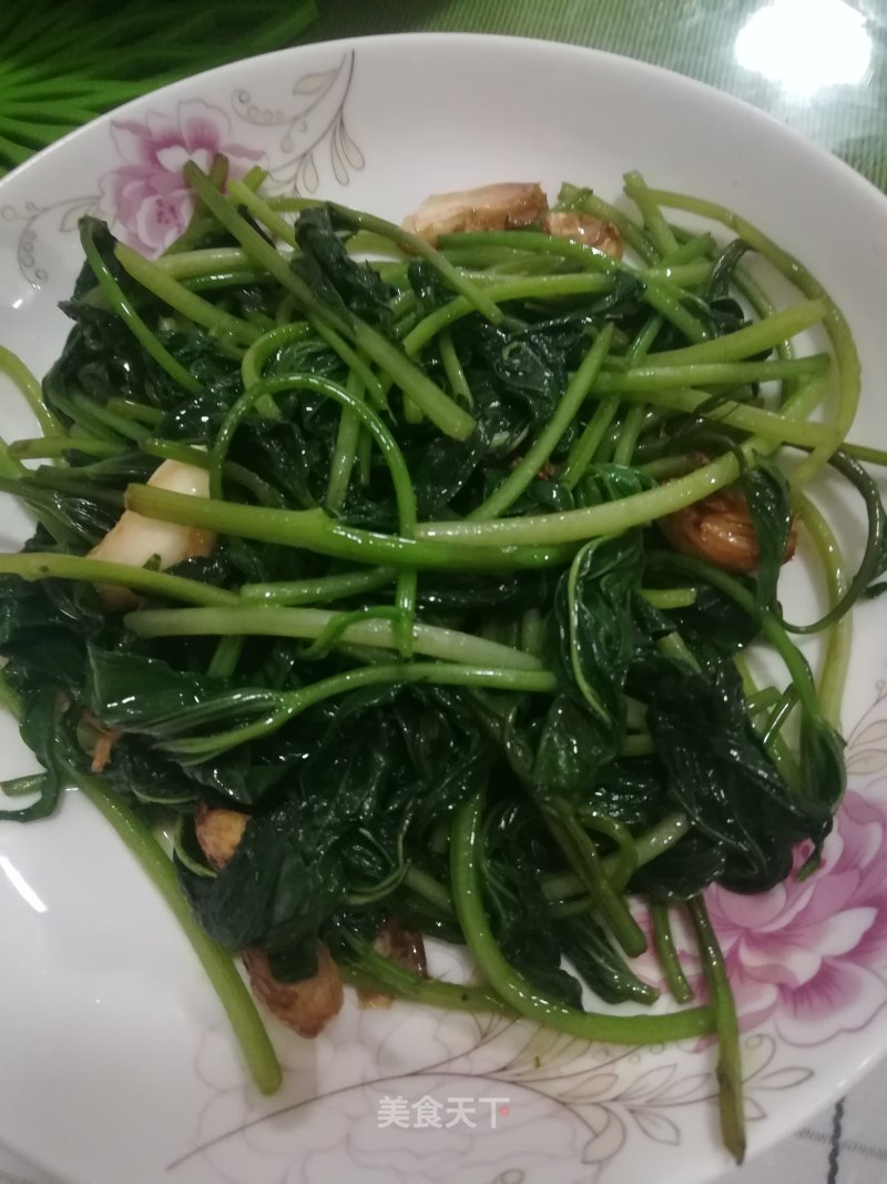 Stir-fried Sweet Potato Leaves recipe