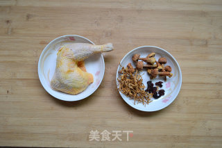 [stewed Chicken Soup with Cordyceps Flower Agaricus Blazei] A Mellow Chicken Soup that I Hope Will be Great for The Next Year recipe