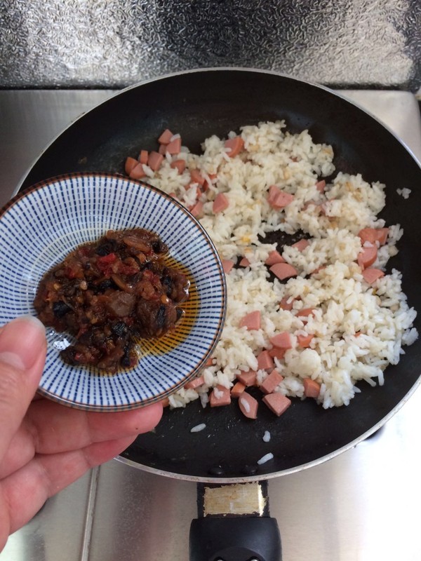 Fried Rice with Abalone and Scallop Xo Sauce recipe