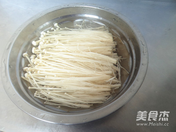 Enoki Mushroom Mixed with Kelp Shreds recipe