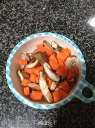 Mushroom Chicken Congee recipe