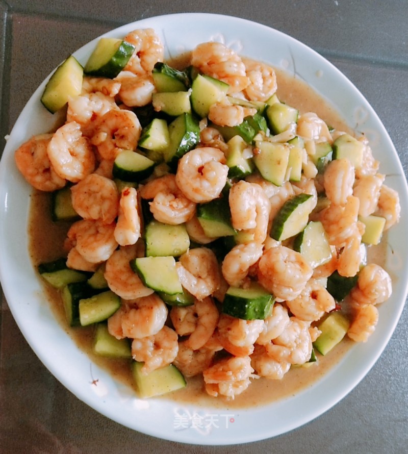 Cucumber Shrimp recipe