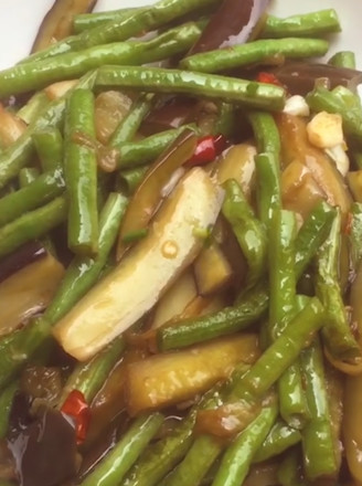 Eggplant and Beans recipe