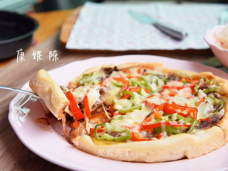 #aca烤明星大赛#potato Beef Pizza recipe