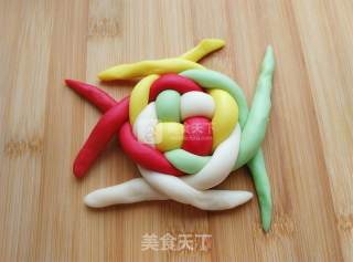 #新良第一节烤大赛# Huahaoyue Round People Reunion ~ Bean Paste Hydrangea Bread recipe