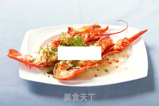 Steamed Lobster with Golden Garlic and Silver Silk recipe