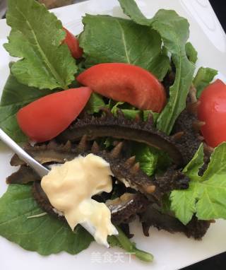 Sea Cucumber Salad with Radish Seedlings recipe