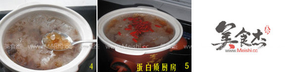 Peach Gum White Fungus Soup recipe