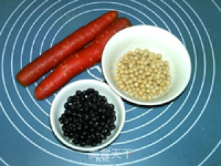 Carrot Two Bean Soy Milk recipe