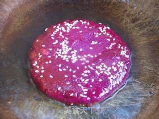 Super Soft, Glutinous and Sweet-purple Sweet Potato Sticky Rice Bean Paste Cake recipe