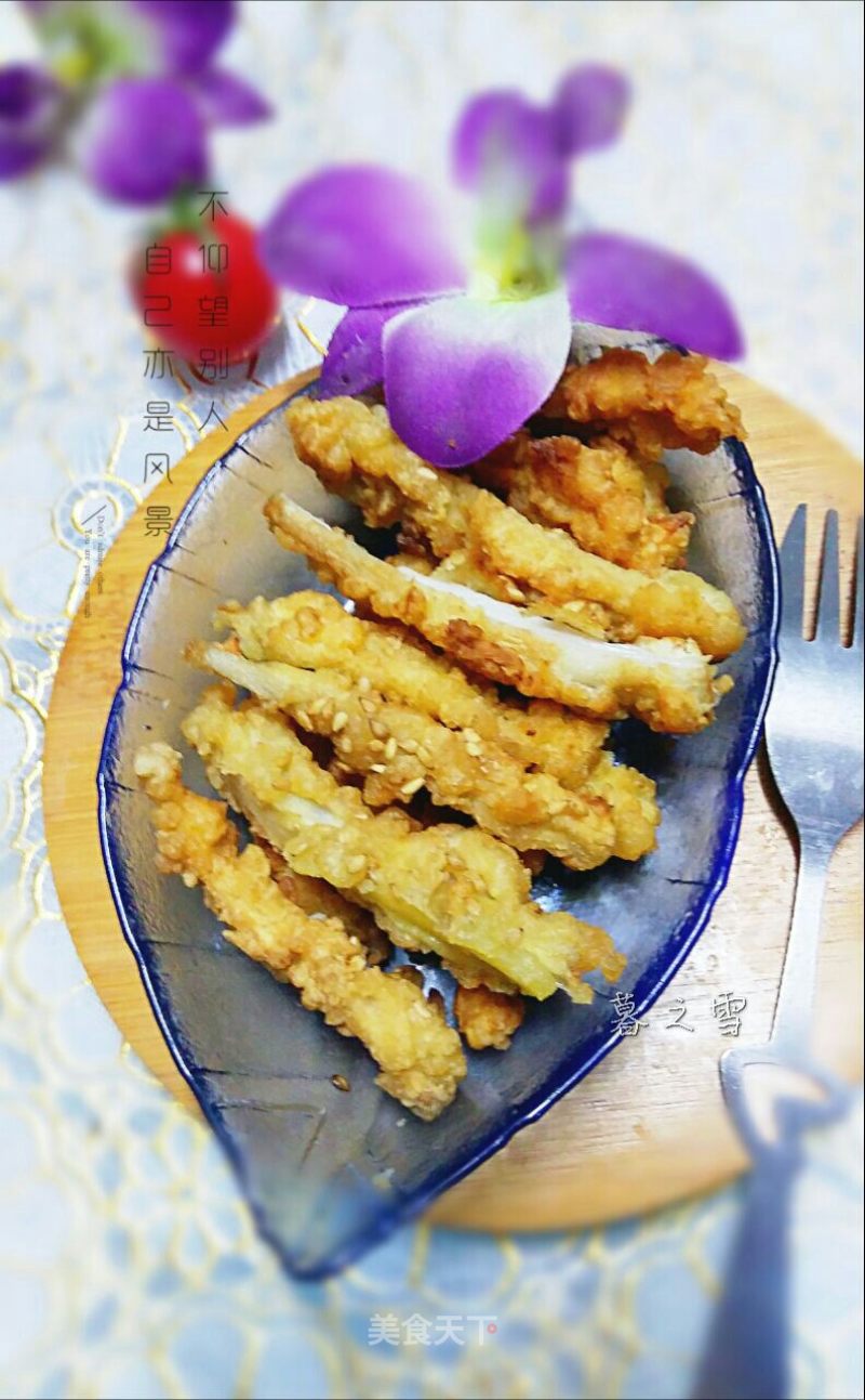Fried King Pleurotus recipe