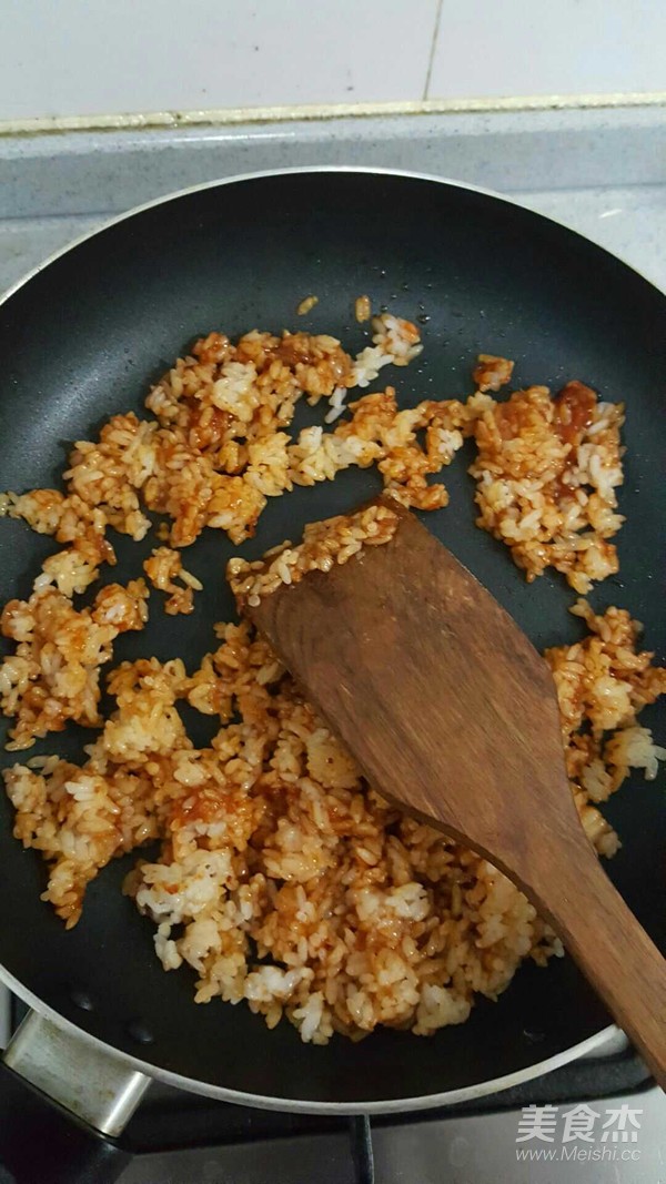 Kimchi Cheese Fried Rice recipe