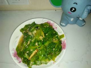 #快手懒人饭# Lettuce with Garlic and Oyster Sauce recipe