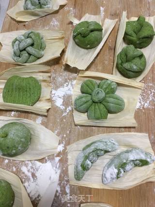 Spinach Mashed Buns recipe