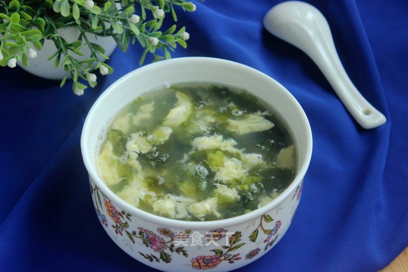 #蛋# Shrimp Seaweed Egg Soup recipe