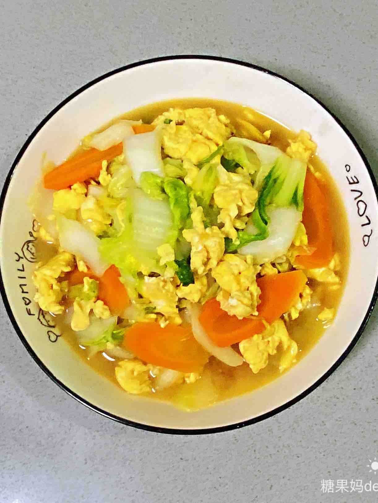 [recipe for Pregnant Women] Scrambled Eggs with Cabbage, Refreshing and Not Greasy, recipe