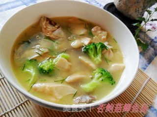 Pleurotus Eryngii Crucian Carp Soup recipe