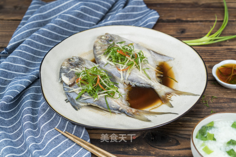 Scallion Pomfret recipe