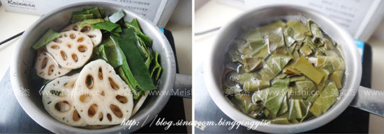 Lotus Leaf Lotus Root Festival Tea recipe