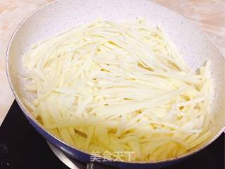 Pickled Vegetables and Potato Shreds recipe