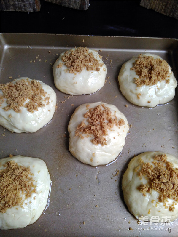 Pork Floss Round Bread recipe