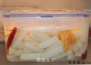 Lime Sweet and Sour Radish recipe