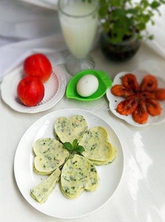 Spinach and Egg Pancakes recipe