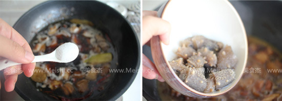 Braised Pork with Sea Cucumber recipe