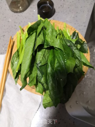 Spinach Vermicelli Soup-#最爱下饭菜# recipe