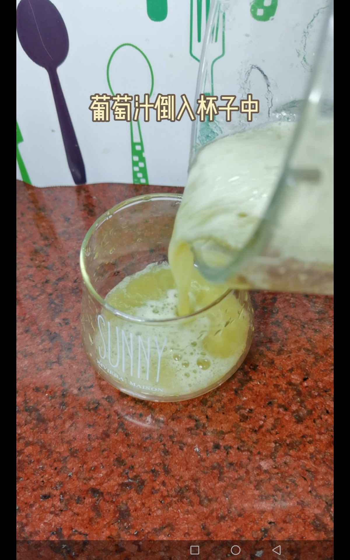 Full Glass of Lactobacillus Grape recipe