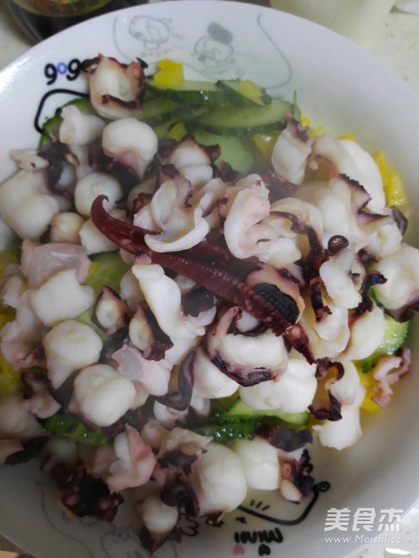 Octopus Leg Cucumber Salad recipe