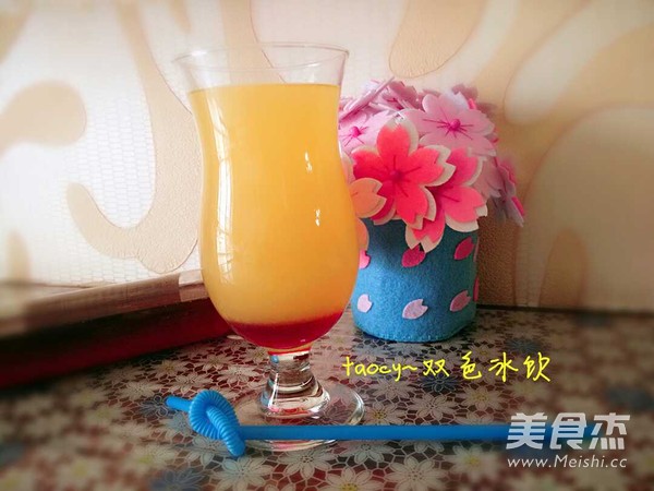 Two-color Ice Drink recipe