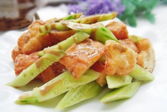 Cucumber Fritters recipe