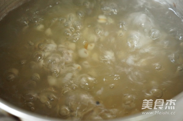 Barley and Mung Bean Soup recipe