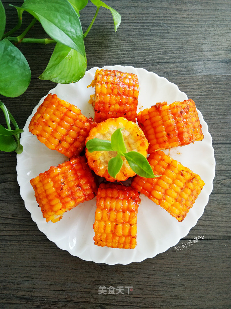 Sauce-flavored Grilled Corn [oven Version] recipe