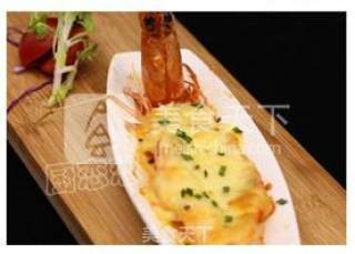 Cheese Baked Argentine Red Shrimp recipe