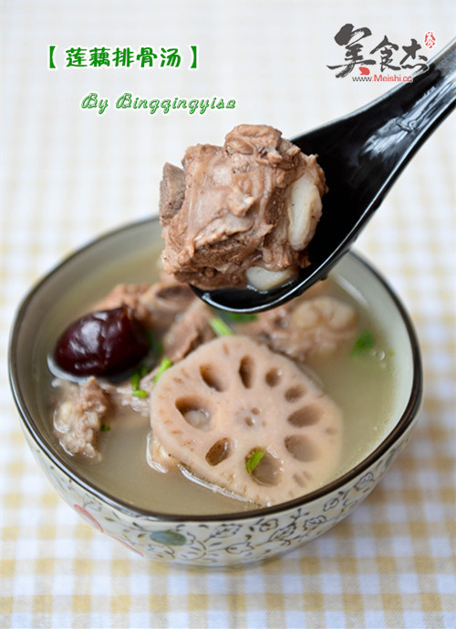 Lotus Root Pork Ribs Soup recipe