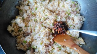 Beef Celery Egg Fried Rice recipe