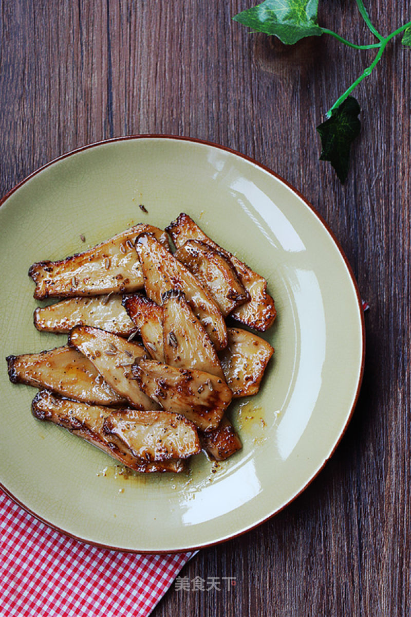 Pan-fried King Pleurotus recipe