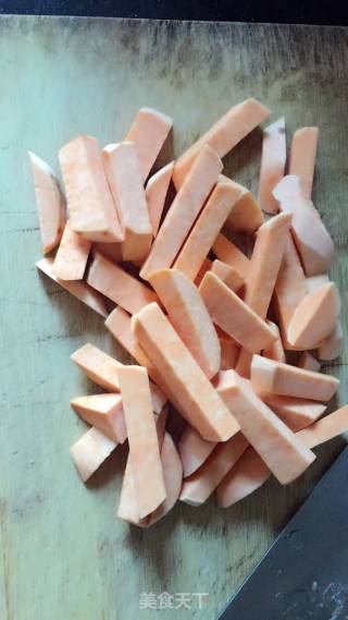Anti-sand Golden Sweet Potato Chips recipe