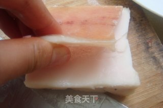 Lard Boiled with Bacon [cured Lard] recipe