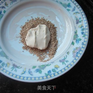 Sesame Sweet Potato Glutinous Rice Cake recipe