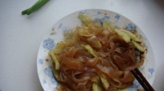 Mung Bean Flour Skin Mixed with Cucumber recipe