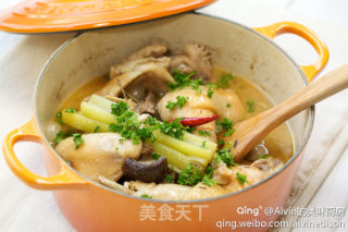 Chicken with Carrot & Scallion Stew recipe