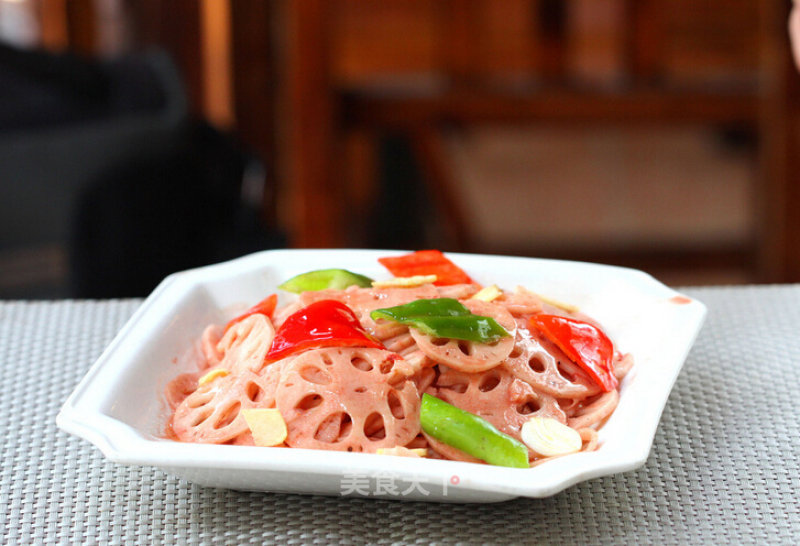 Stir-fried Fruit Lotus Root recipe